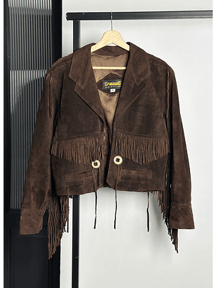 Chaqueta cuero vaquera 