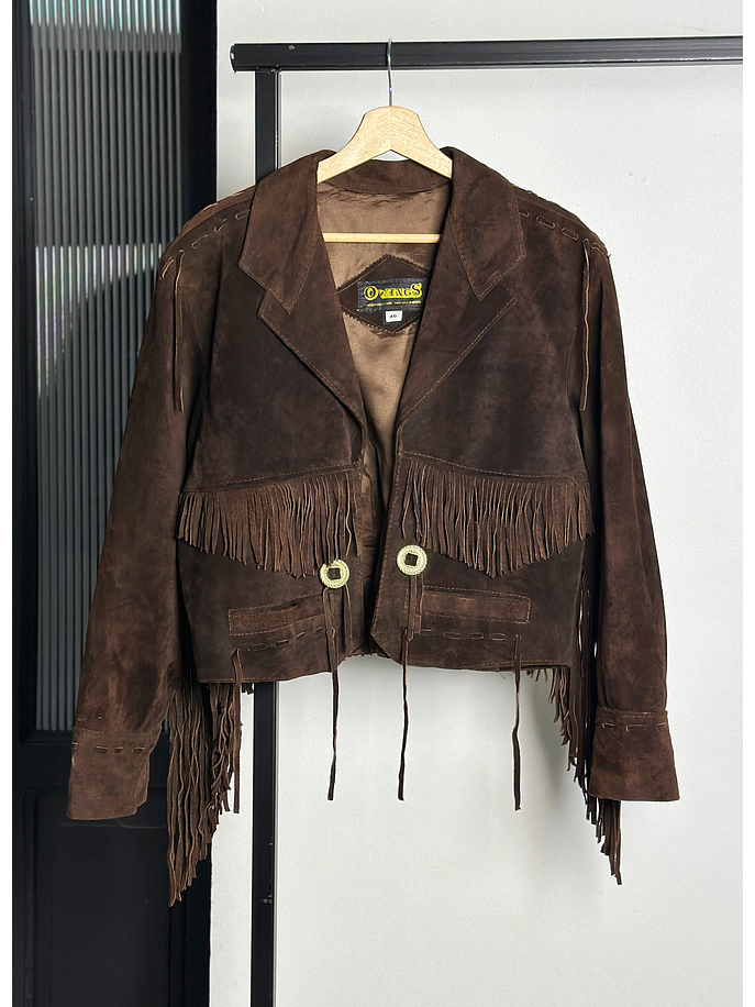 Chaqueta cuero vaquera  1