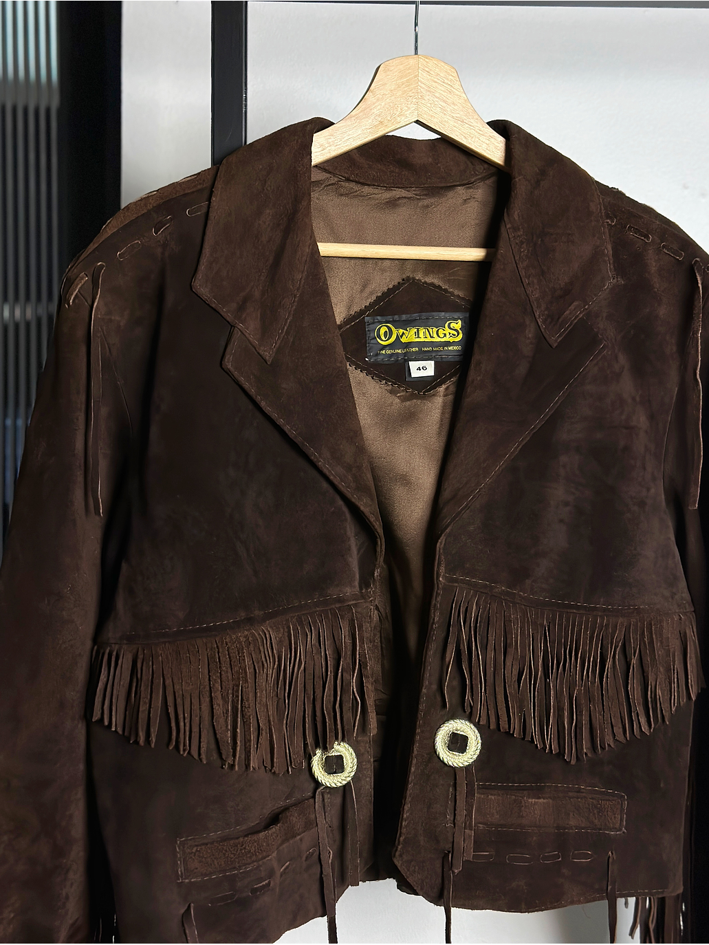 Chaqueta cuero vaquera  2