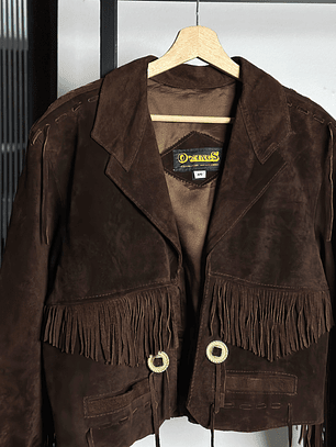 Chaqueta cuero vaquera 