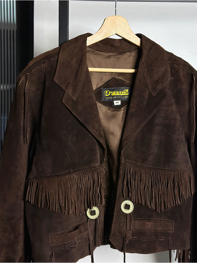 Chaqueta cuero vaquera  2