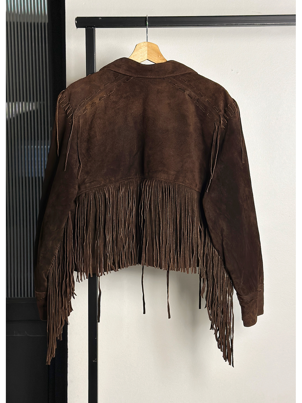 Chaqueta cuero vaquera  4