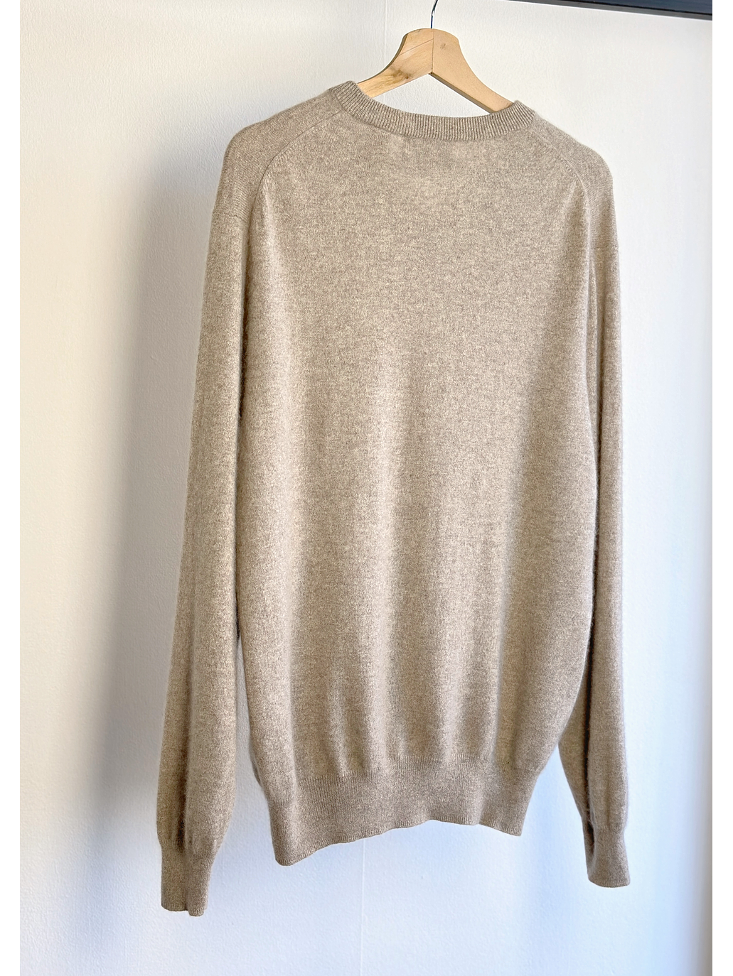 Chaleco beige jaspeado cachemira 4