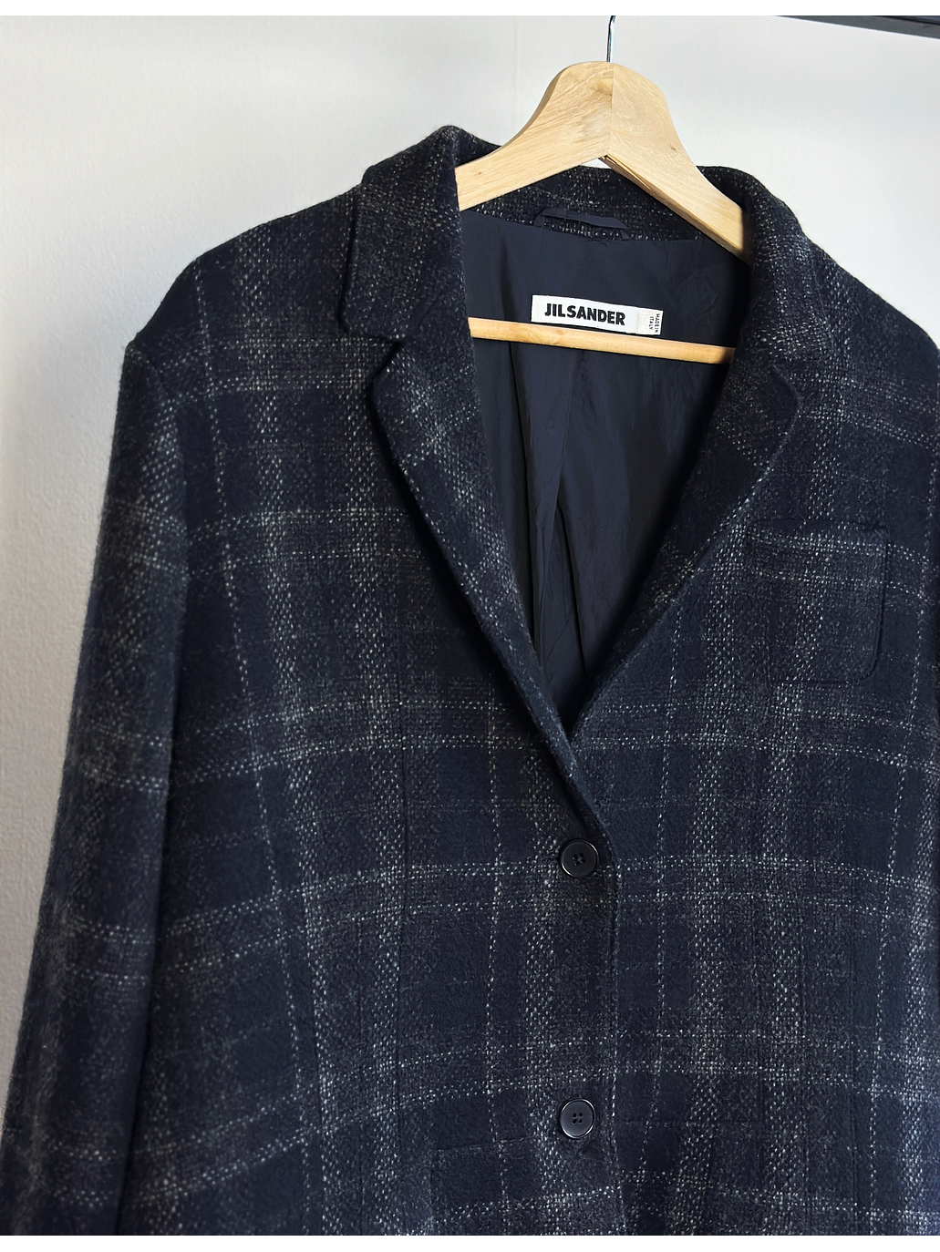 Blazer cuadrillé de lana  3