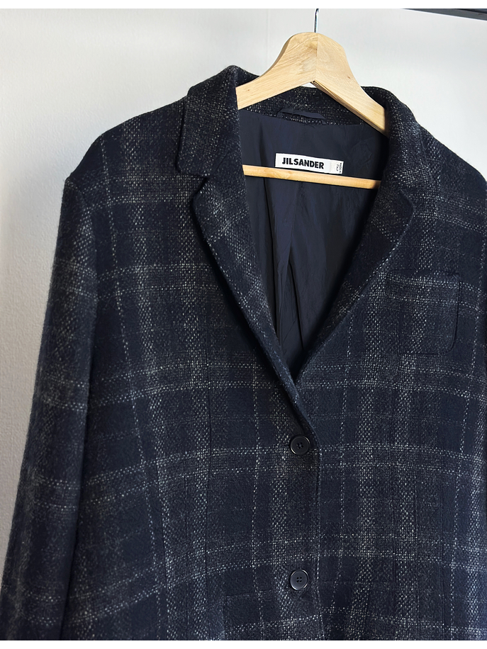 Blazer cuadrillé de lana  3