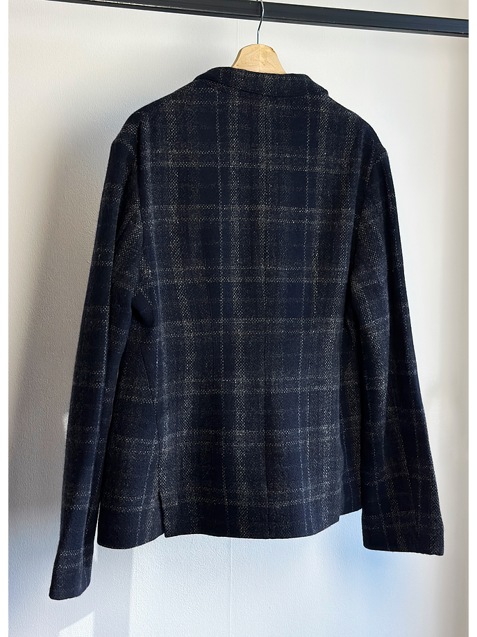 Blazer cuadrillé de lana  4