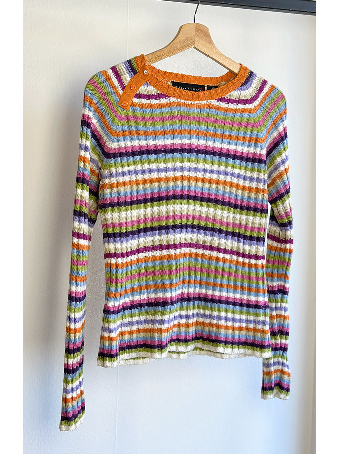 Chaleco rayado vintage 1