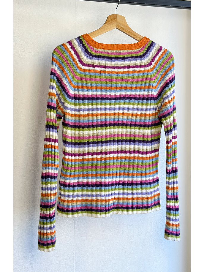 Chaleco rayado vintage 2