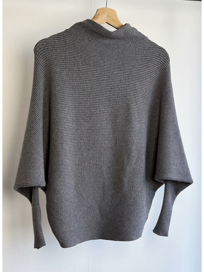 Chaleco gris acanalado 3