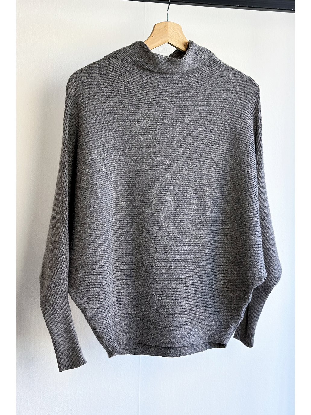 Chaleco gris acanalado 1