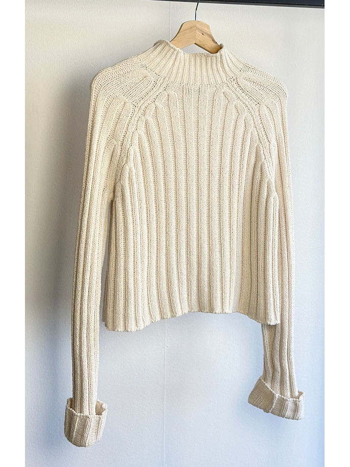 Chaleco crema chenille 3