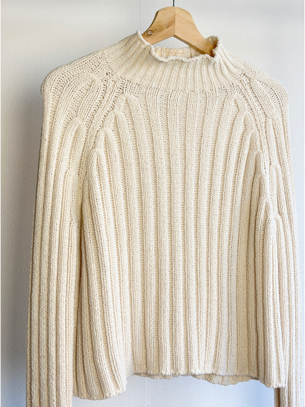 Chaleco crema chenille 2