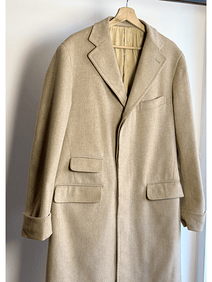 Abrigo beige de lana