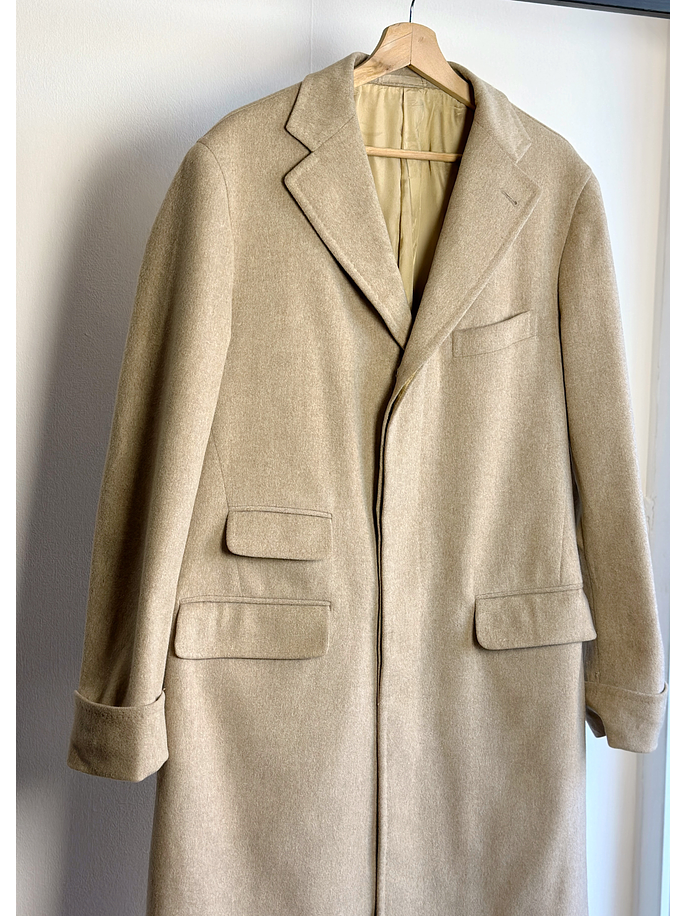 Abrigo beige de lana 2