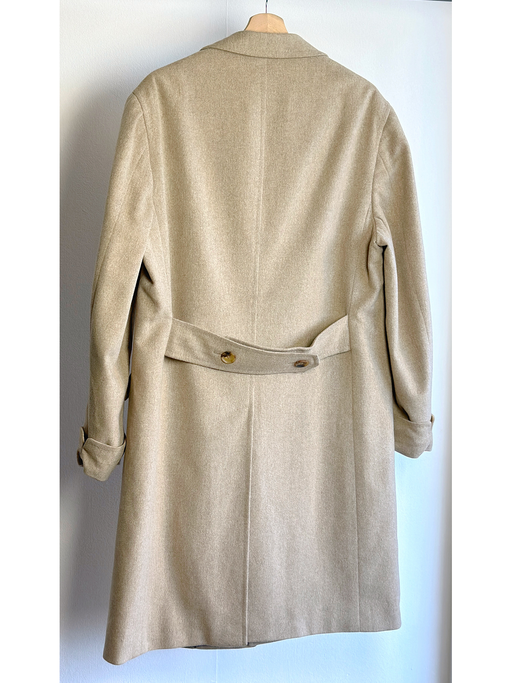 Abrigo beige de lana 3