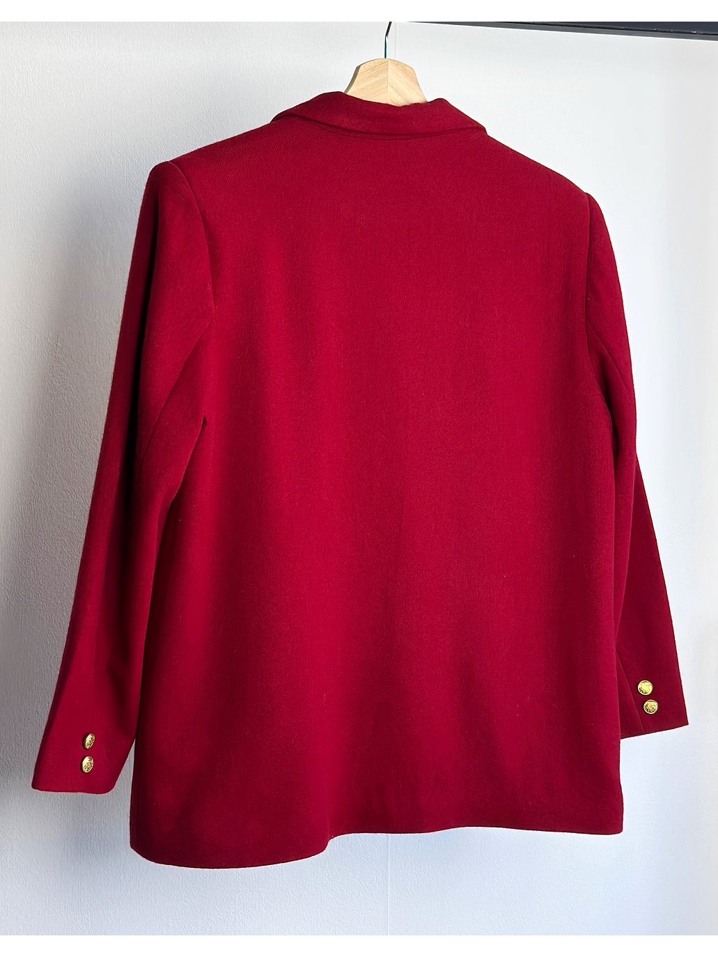 Blazer rojo de lana 3