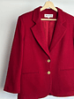 Blazer rojo de lana - Miniatura 2