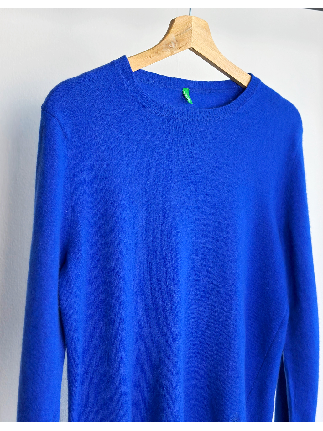 Chaleco azul de lana  2