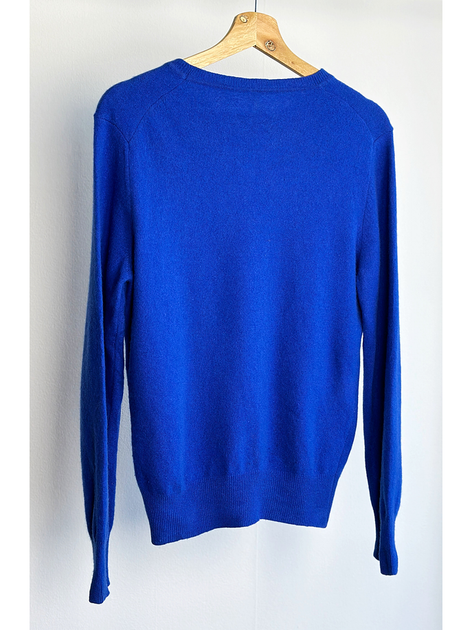 Chaleco azul de lana  3