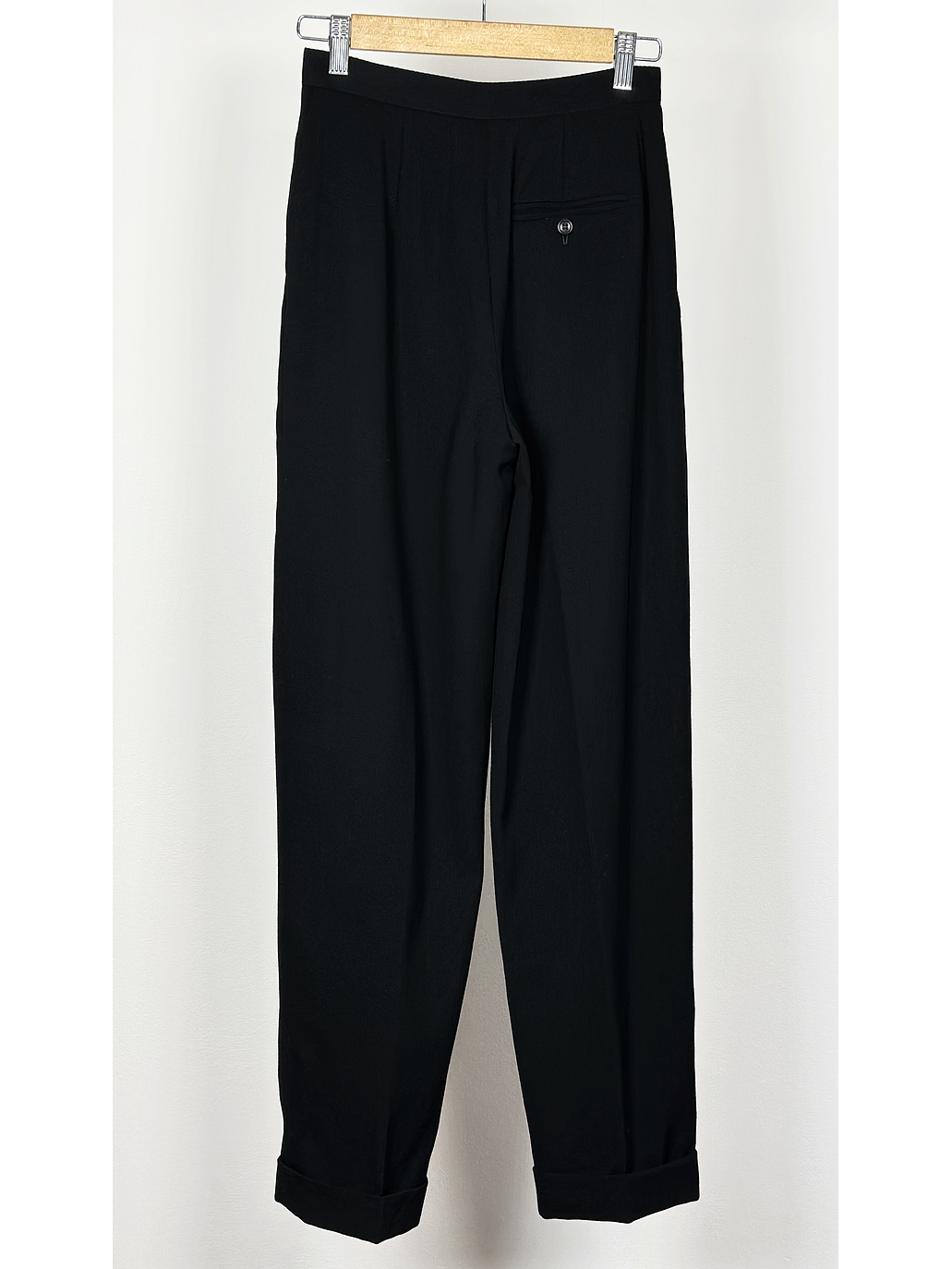 Pantalón de lana negro 4