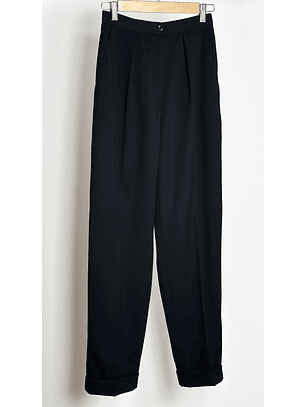 Pantalón de lana negro