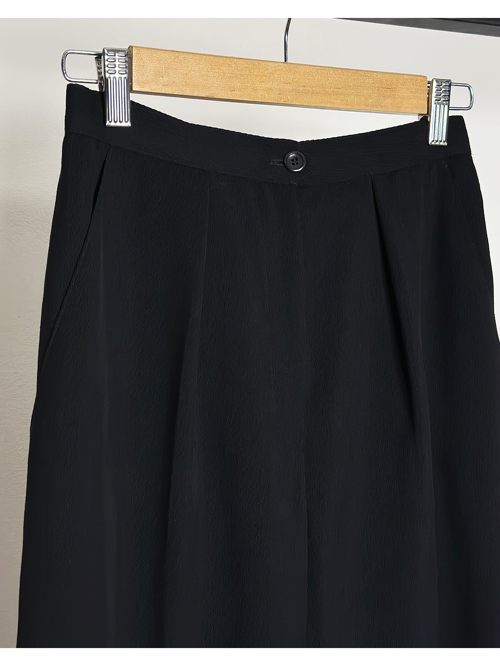 Pantalón de lana negro 3