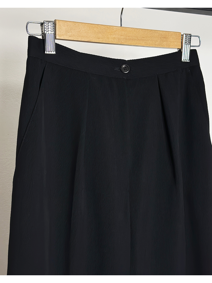 Pantalón de lana negro 3