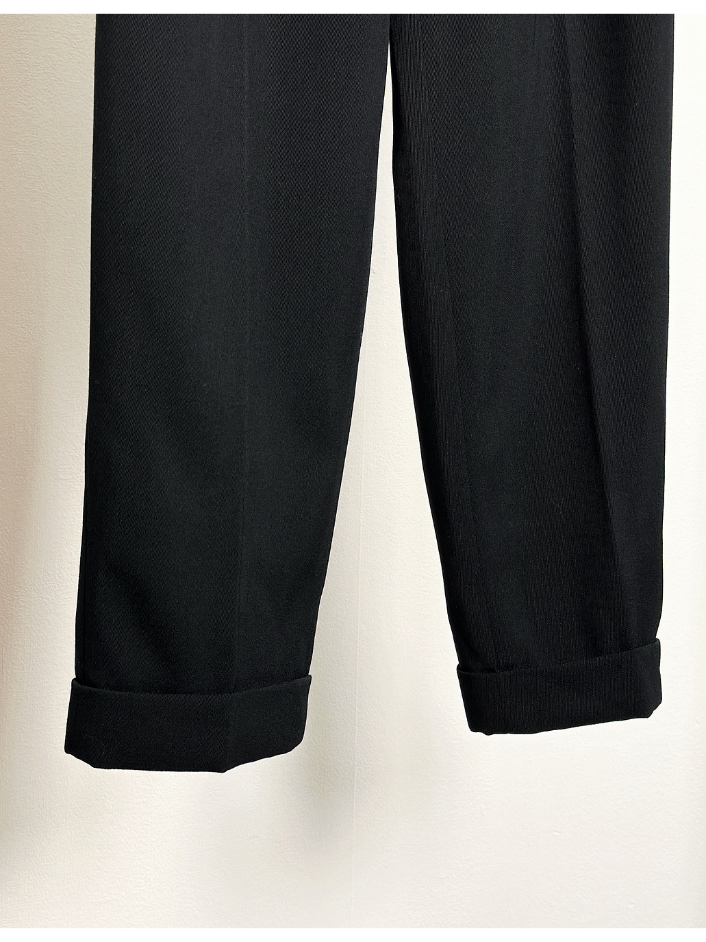 Pantalón de lana negro 6