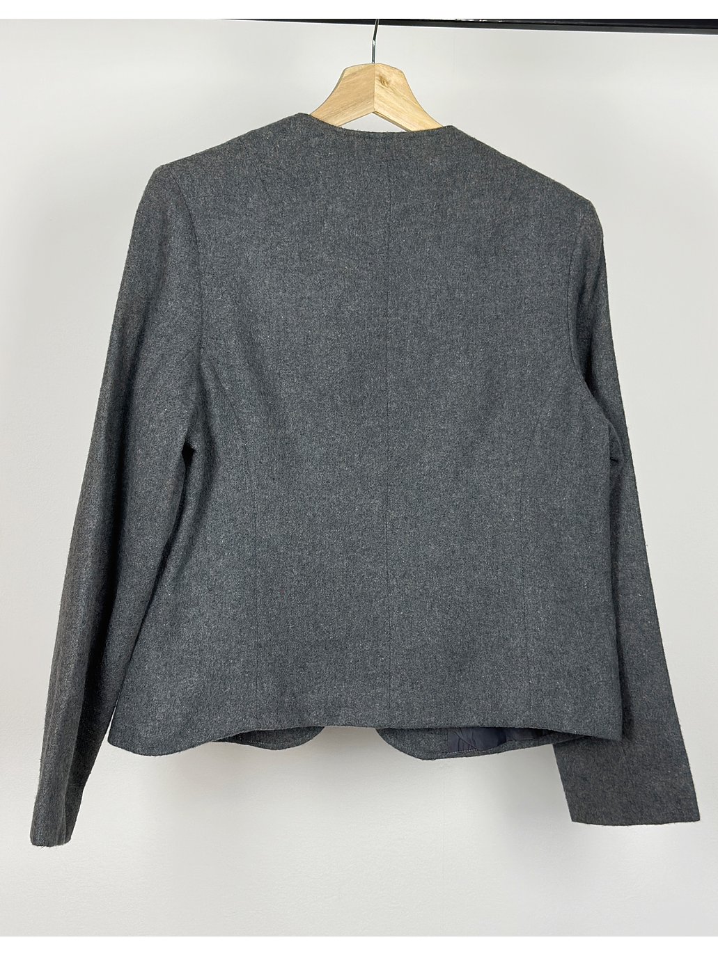 Blazer plomo jaspeado 2