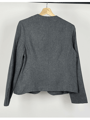 Blazer plomo jaspeado