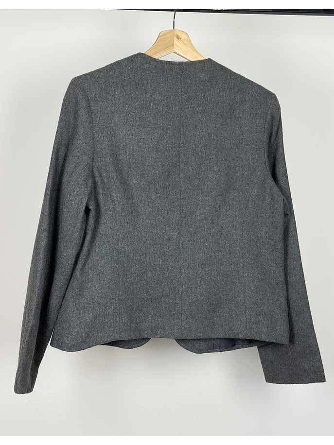 Blazer plomo jaspeado 2