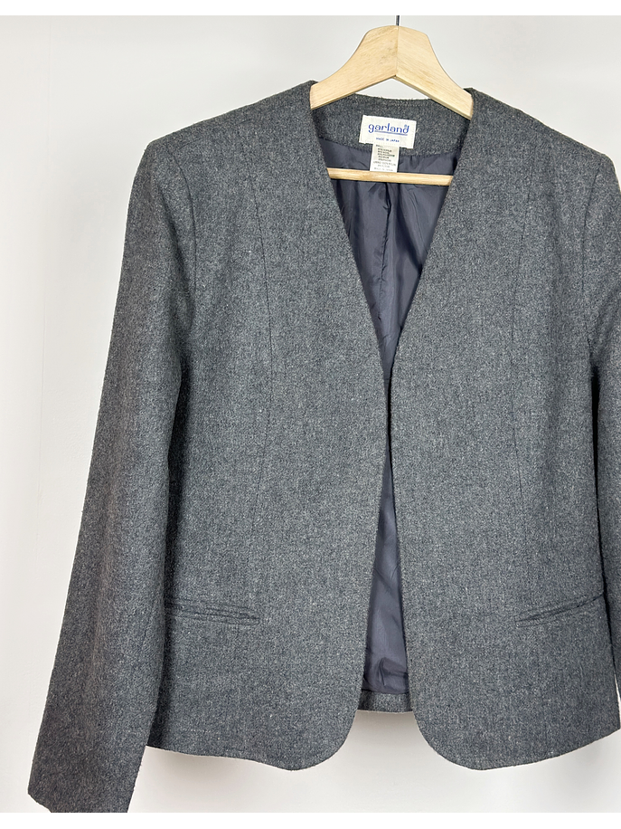 Blazer plomo jaspeado 3