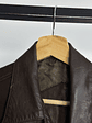 Chaqueta de cuero café - Miniatura 4