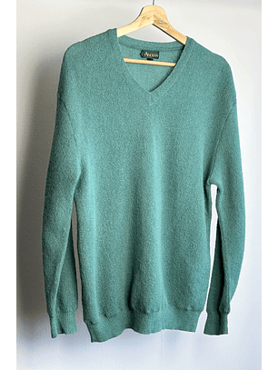 Chaleco de alpaca verde esmeralda 