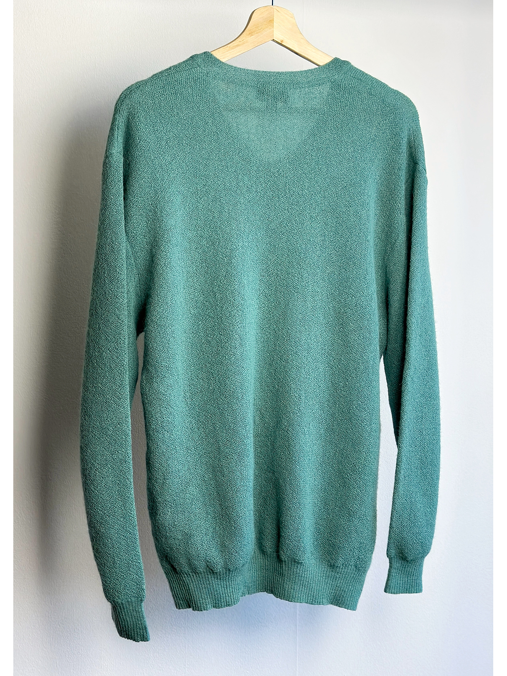 Chaleco de alpaca verde esmeralda  4