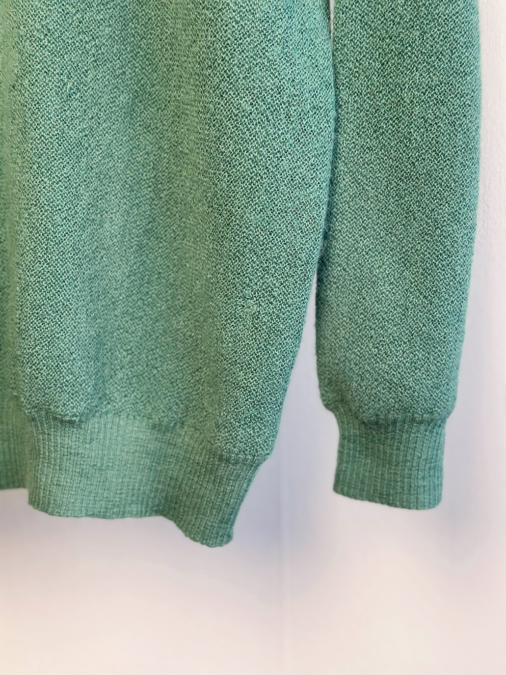 Chaleco de alpaca verde esmeralda  3