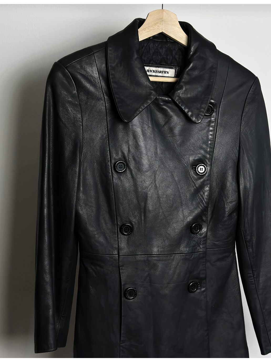 Chaqueta cuero negro 2