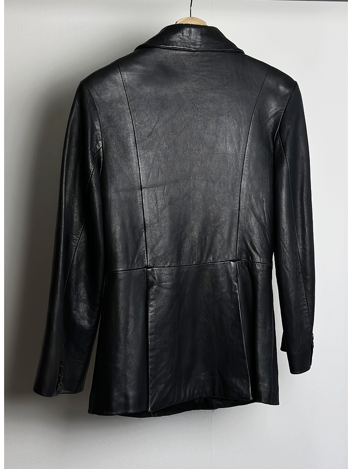 Chaqueta cuero negro 3