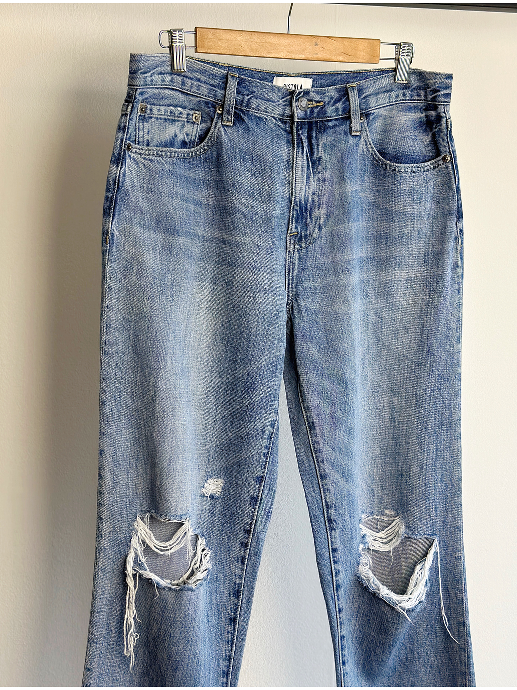 Jeans azul destroyed 2