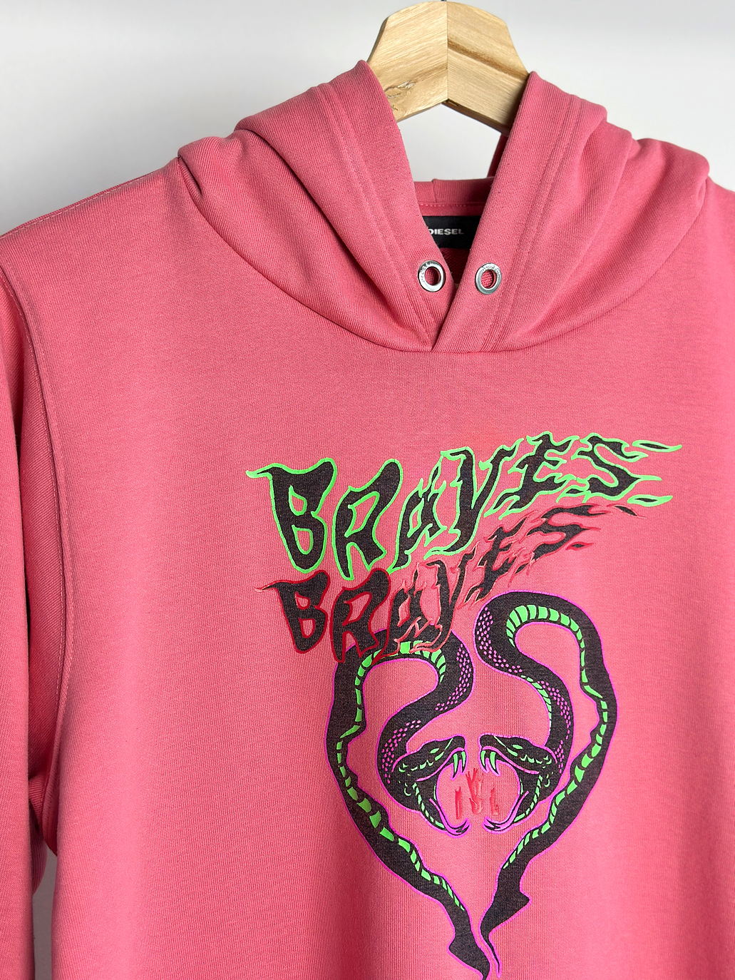 Polerón rosado estampado 3