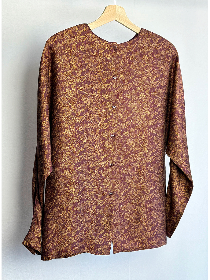 Top de seda vintage 3