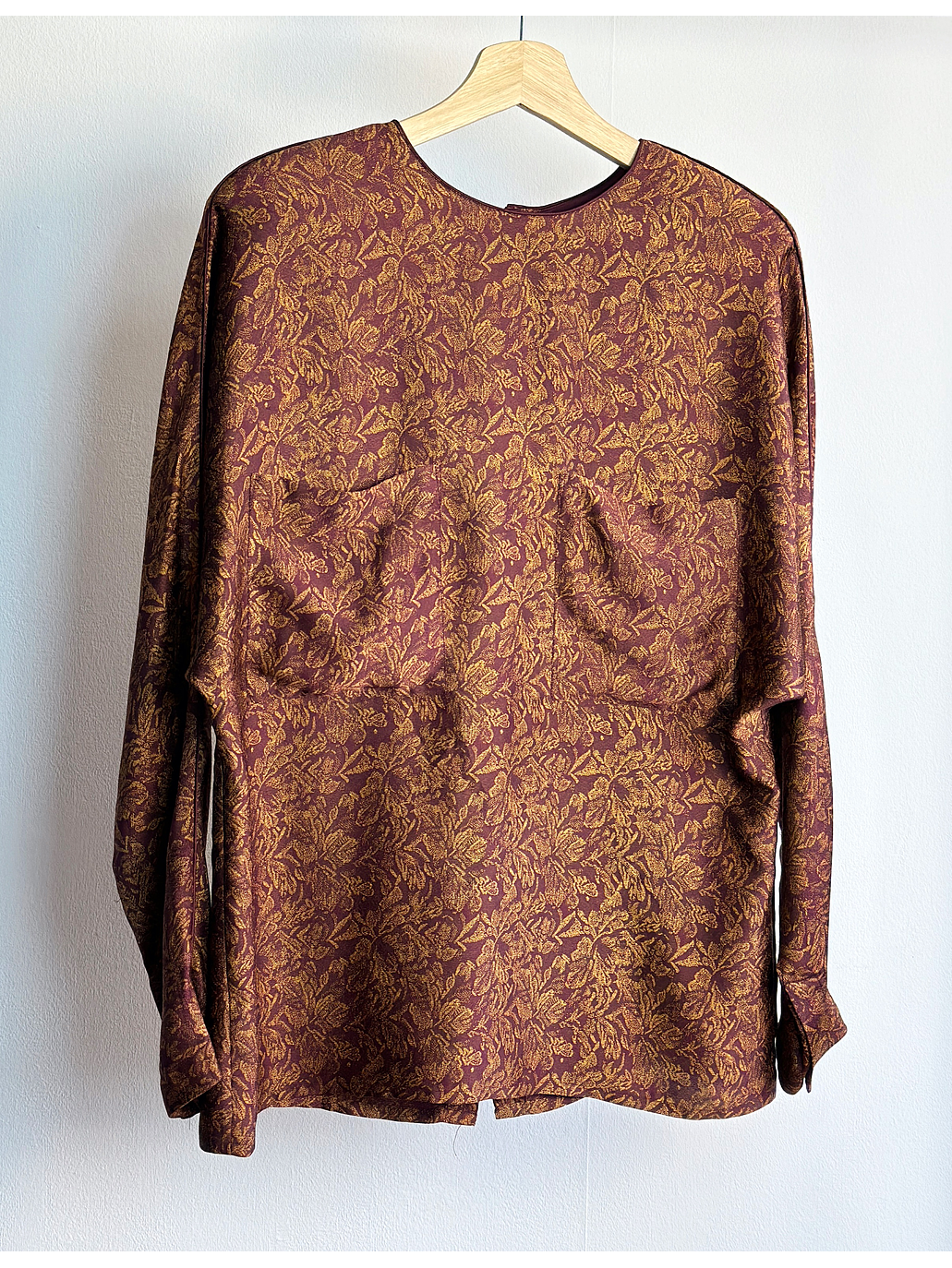 Top de seda vintage 1