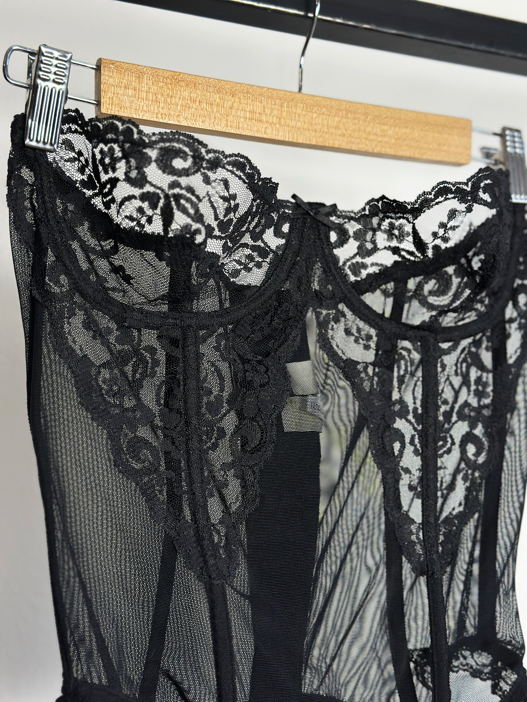 Corset encaje negro 2