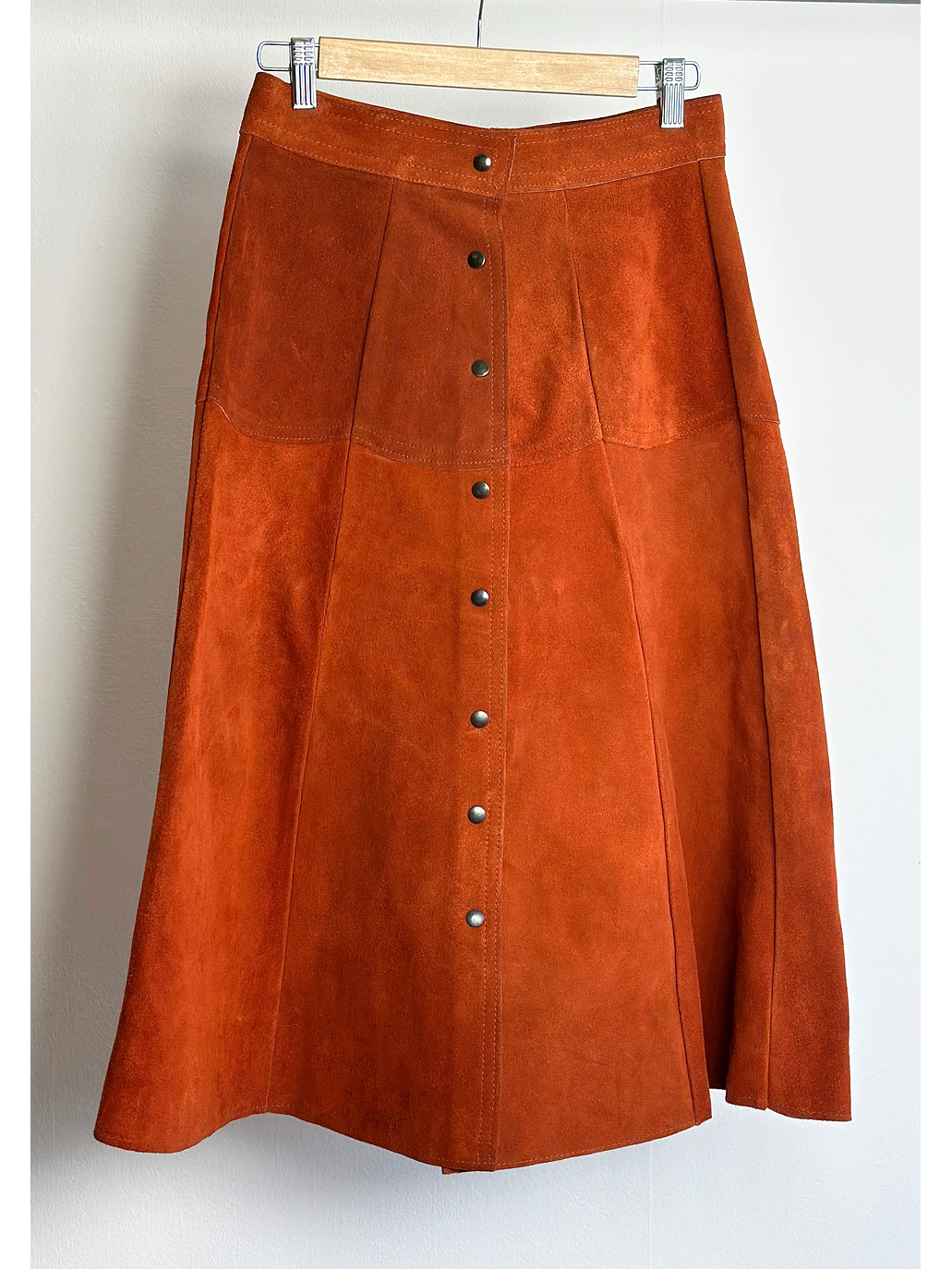 Falda gamuza naranja  1