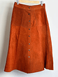 Falda gamuza naranja  - Miniatura 1