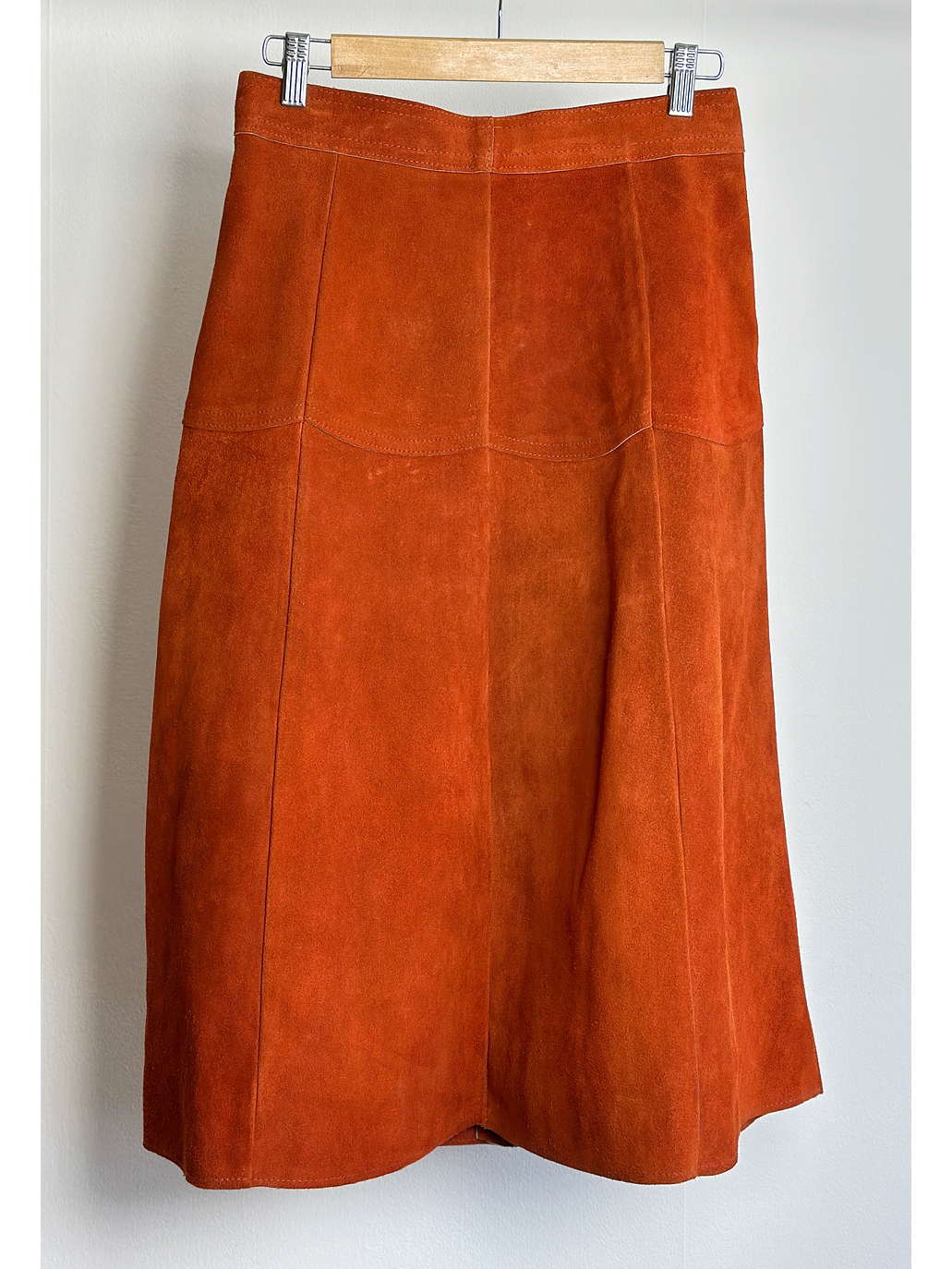 Falda gamuza naranja  3