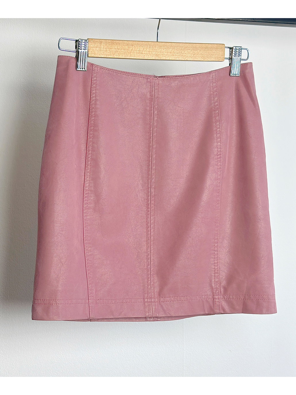 Falda mini rosada  1