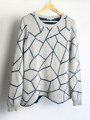 Chaleco diseño geométrico 