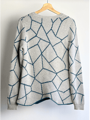 Chaleco diseño geométrico 