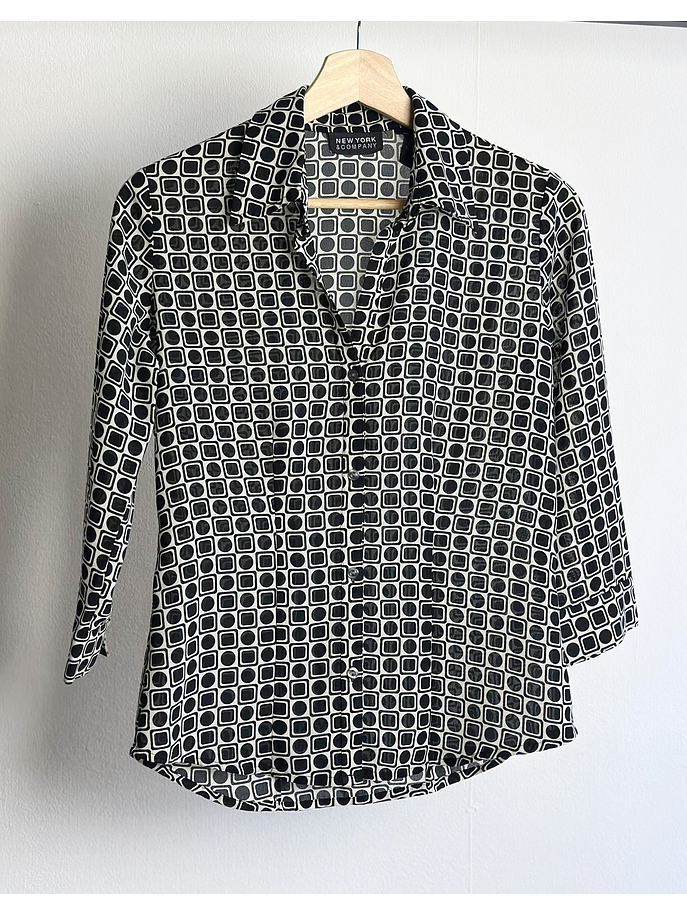 Camisa vintage estampada 1